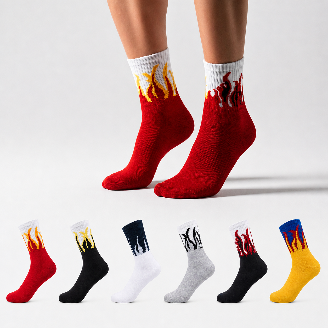 Fire Socks  Pack of 6