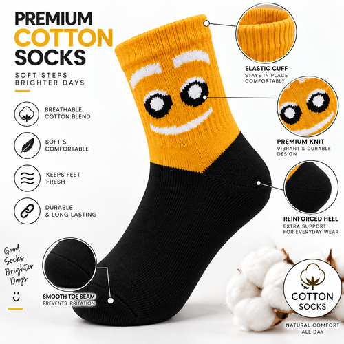 Smile socks pack of 5